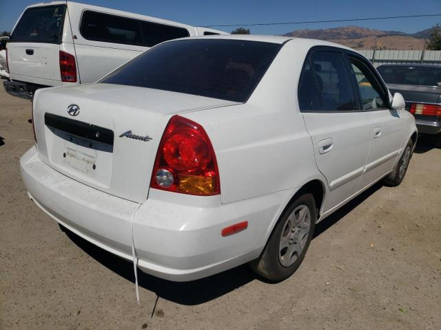 Photo 4 from auction – 2003 HYUNDAI ACCENT GL with VIN KMHCG45C43U469698