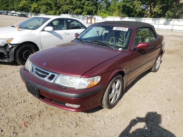 Photo 2 from auction – 2003 SAAB 9-3 SE with VIN YS3DF75K437002471