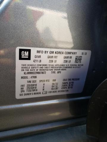 Photo 10 from auction – 2021 BUICK ENCORE GX with VIN KL4MMBS22MB078672