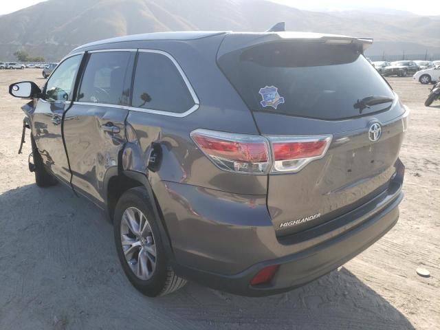 Photo 3 from auction – 2015 TOYOTA HIGHLANDER with VIN 5TDKKRFH0FS057731