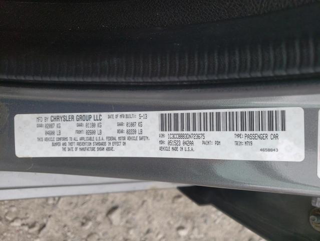 Foto 10 de la subasta – 2013 CHRYSLER 200 TOURIN con VIN 1C3CCBBB3DN723675