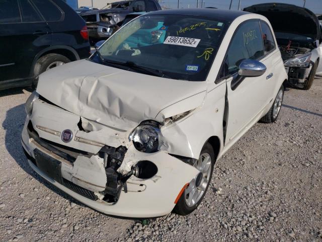 Photo 2 from auction – 2012 FIAT 500 LOUNGE with VIN 3C3CFFCR1CT195255