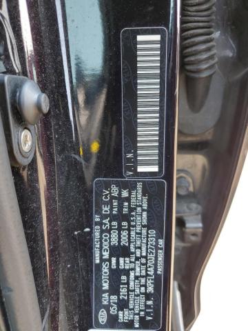 Photo 10 from auction – 2018 KIA FORTE LX with VIN 3KPFL4A70JE273310