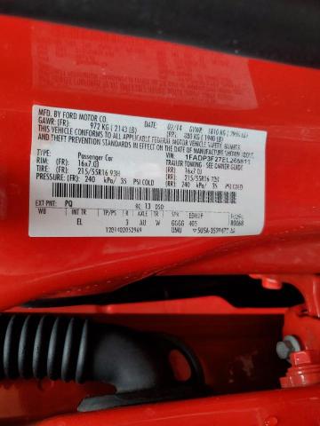 Photo 10 from auction – 2014 FORD FOCUS SE with VIN 1FADP3F27EL265811