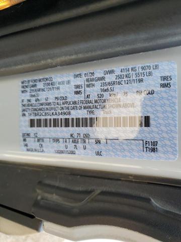 Photo 10 from auction – 2020 FORD TRANSIT T- with VIN 1FTBR2C85LKA34908
