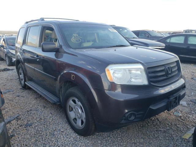 HONDA PILOT LX 2013 with VIN 5FNYF4H28DB083425 - Photo from auction