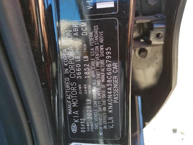 Photo 10 from auction – 2012 KIA RIO EX with VIN KNADN4A38C6067995