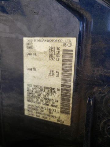 Photo 10 from auction – 2010 NISSAN ALTIMA BAS with VIN 1N4AL2AP2AN536011