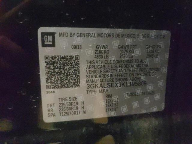 Photo 10 from auction – 2019 GMC TERRAIN DE with VIN 3GKALSEX3KL195809