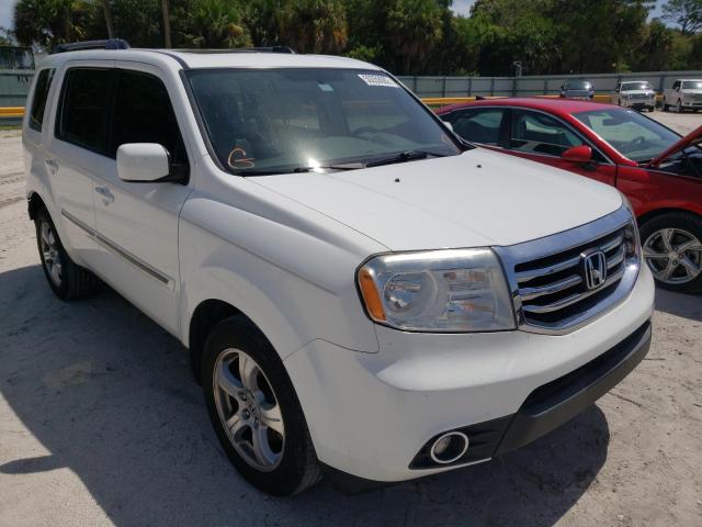 HONDA PILOT EXLN 2015 with VIN 5FNYF3H75FB021263 - Photo from auction