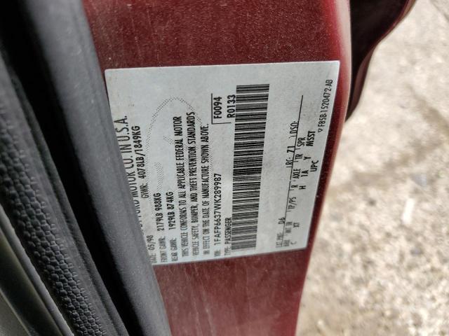 Photo 10 from auction – 1998 FORD CONTOUR LX with VIN 1FAFP6637WK289987