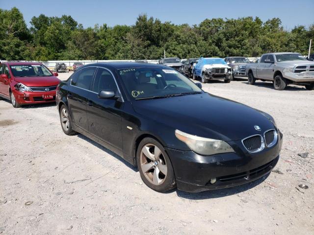 BMW 525 I 2006 with VIN WBANE53516CK85534 - Photo from auction