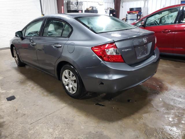 Photo 3 from auction – 2012 HONDA CIVIC LX with VIN 19XFB2F57CE351082