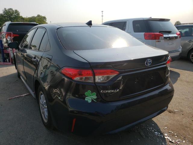 Photo 3 from auction – 2020 TOYOTA COROLLA LE with VIN JTDEBRBE2LJ011142