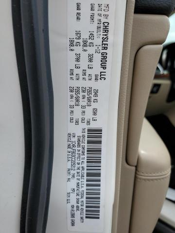 Photo 10 from auction – 2012 JEEP GRAND CHER with VIN 1C4RJFBG3CC225212