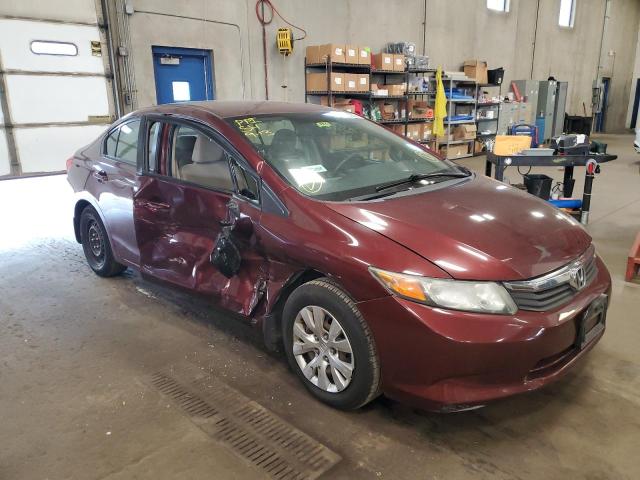 HONDA CIVIC LX 2012 with VIN 19XFB2F50CE377023 - Photo from auction
