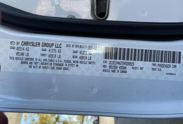 Photo 10 from auction – 2013 CHRYSLER 300 with VIN 2C3CCAAG7DH528923