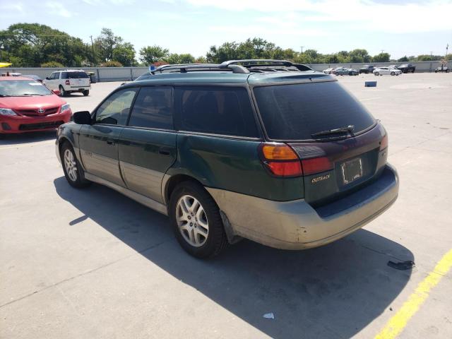 Photo 3 from auction – 2000 SUBARU LEGACY OUT with VIN 4S3BH6656Y6641573
