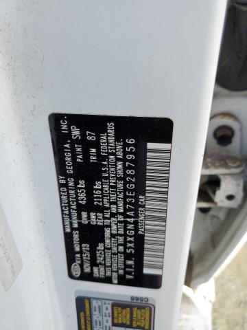 Photo 10 from auction – 2014 KIA OPTIMA EX with VIN 5XXGN4A73EG287956