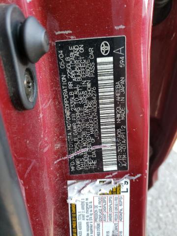 Photo 10 from auction – 2004 TOYOTA PRIUS with VIN JTDKB20U940084276