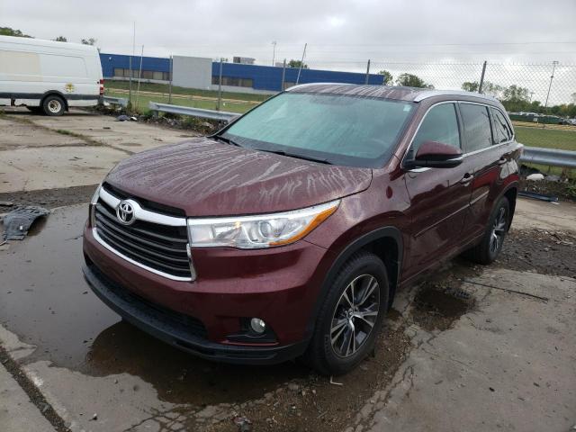 Photo 2 from auction – 2016 TOYOTA HIGHLANDER with VIN 5TDJKRFHXGS226943