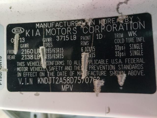 Photo 10 from auction – 2013 KIA SOUL with VIN KNDJT2A58D7570763