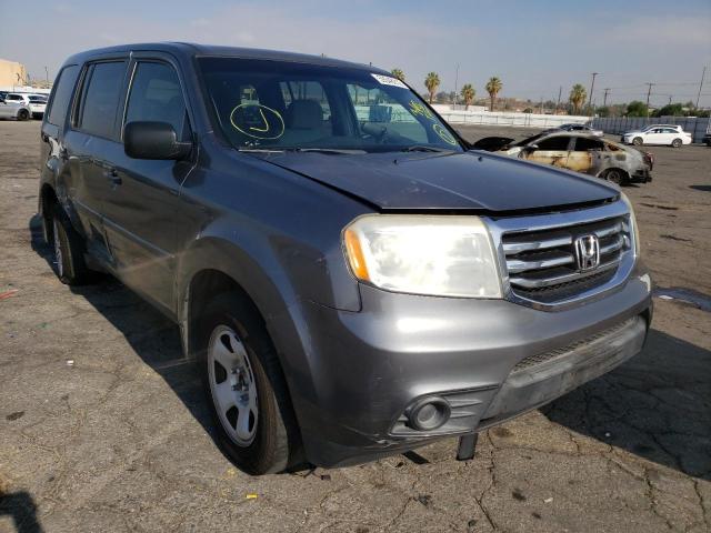 HONDA PILOT LX 2012 with VIN 5FNYF3H23CB005305 - Photo from auction