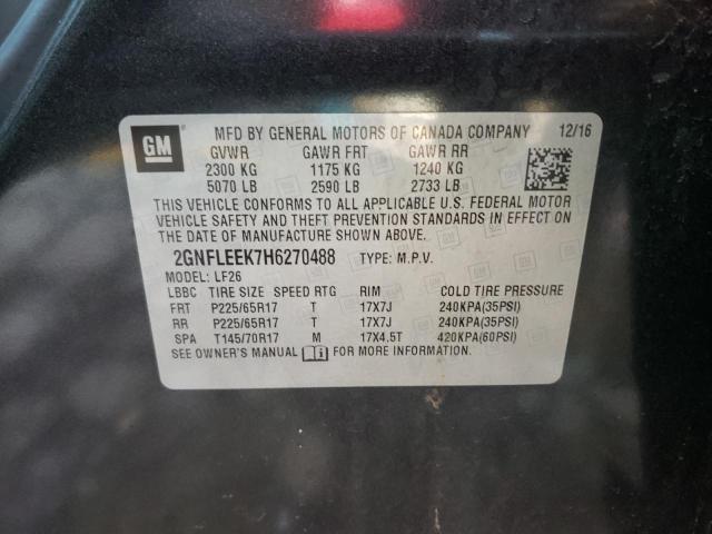 Photo 10 from auction – 2017 CHEVROLET EQUINOX LS with VIN 2GNFLEEK7H6270488