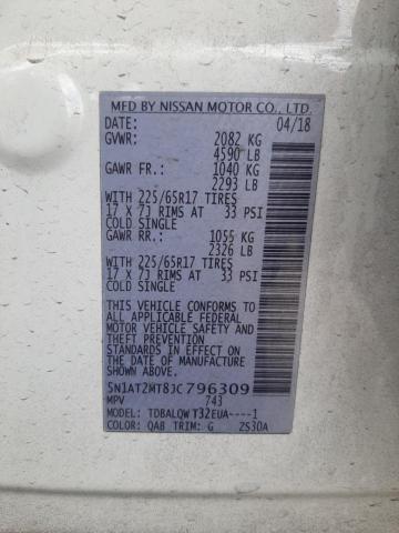 Photo 10 from auction – 2018 NISSAN ROGUE S with VIN 5N1AT2MT8JC796309