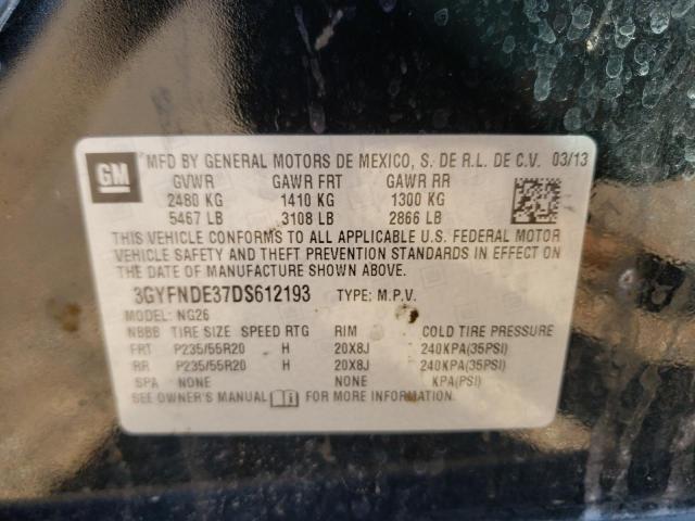 Photo 10 from auction – 2013 CADILLAC SRX PERFOR with VIN 3GYFNDE37DS612193
