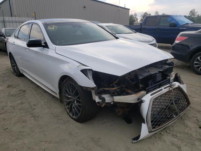 HYUNDAI GENESIS 2018 with VIN KMHGN4JB4JU256851 - Photo from auction