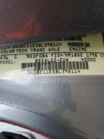 Photo 10 from auction – 2008 NISSAN VERSA S with VIN 3N1BC11E58L398114