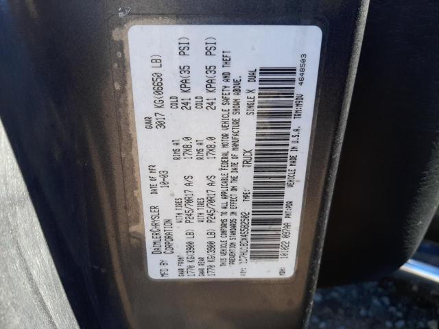 Photo 10 from auction – 2004 DODGE RAM 1500 S with VIN 1D7HU18DX4S582502