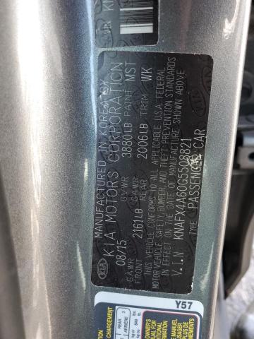 Photo 10 from auction – 2016 KIA FORTE LX with VIN KNAFX4A60G5508821