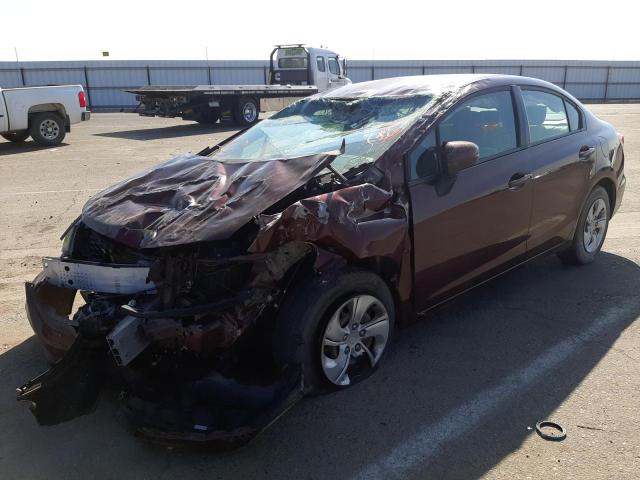 Photo 2 from auction – 2014 HONDA CIVIC LX with VIN 19XFB2F58EE211206