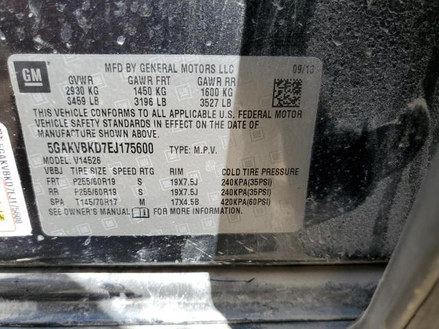 Photo 10 from auction – 2014 BUICK ENCLAVE with VIN 5GAKVBKD7EJ175600