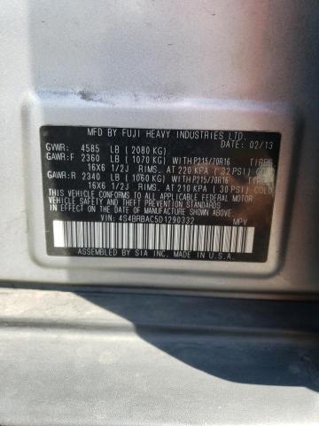 Photo 10 from auction – 2013 SUBARU OUTBACK 2. with VIN 4S4BRBAC5D1290332