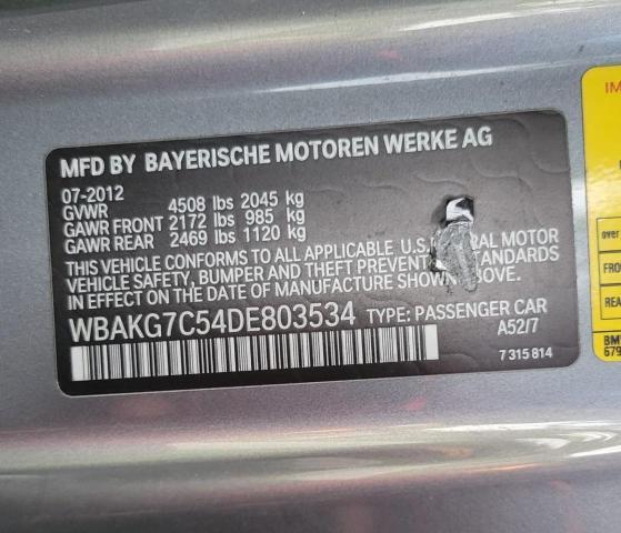 Photo 10 from auction – 2013 BMW 335 I with VIN WBAKG7C54DE803534