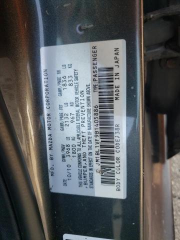Photo 10 from auction – 2011 MAZDA 3 I with VIN JM1BL1VF9B1405886