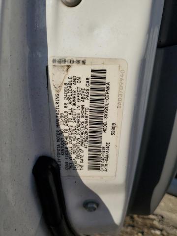 Photo 10 from auction – 2000 TOYOTA CAMRY CE with VIN 4T1BG22K0YU948770