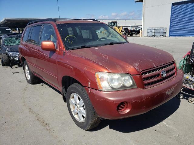TOYOTA HIGHLANDER 2003 with VIN JTEHF21AX30149763 - Photo from auction