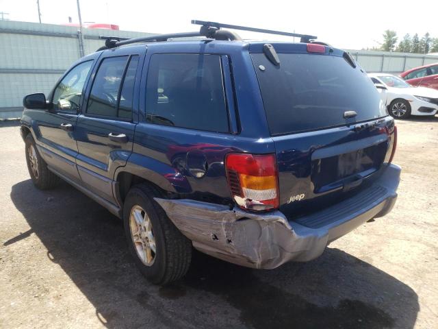 Photo 3 from auction – 2002 JEEP GRND CHERO with VIN 1J4GX48S32C246110