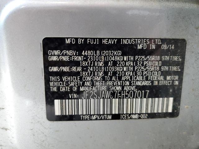 Photo 10 from auction – 2015 SUBARU FORESTER 2 with VIN JF2SJAWC7FH507017