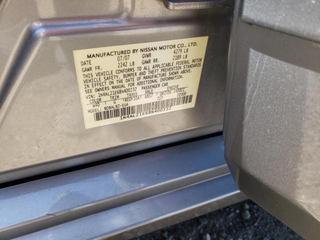 Photo 10 from auction – 2008 NISSAN ALTIMA 2.5 with VIN 1N4AL21E68N400232