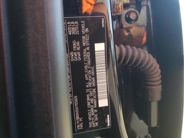 Photo 10 from auction – 2010 VOLVO S80 3.2 with VIN YV1960AS5A1125829