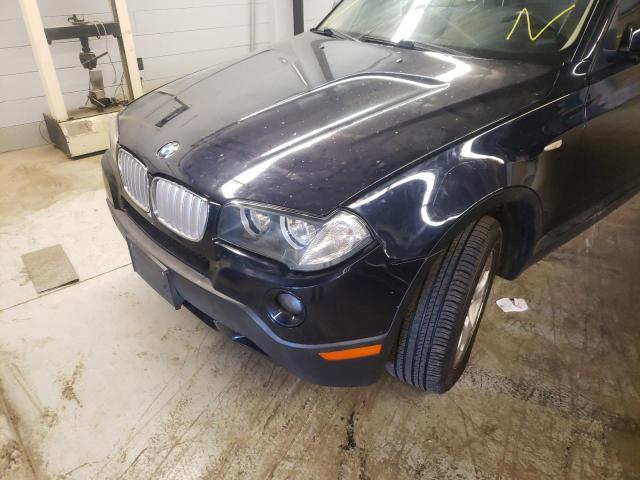 Photo 9 from auction – 2007 BMW X3 3.0SI with VIN WBXPC93407WF14033