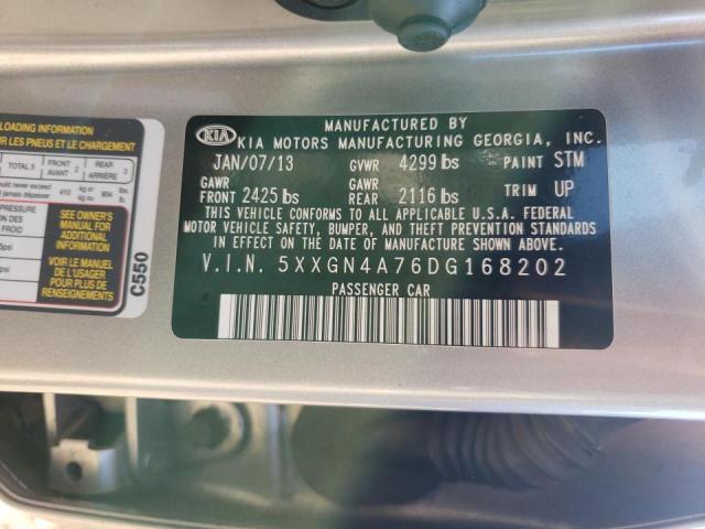 Photo 10 from auction – 2013 KIA OPTIMA EX with VIN 5XXGN4A76DG168202