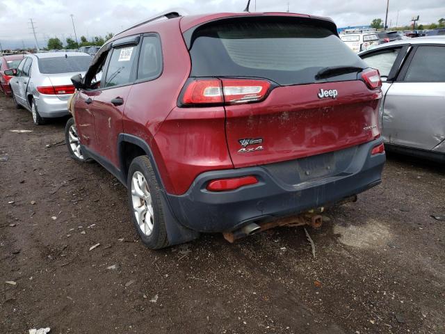 Photo 3 from auction – 2015 JEEP CHEROKEE S with VIN 1C4PJMAB4FW603266