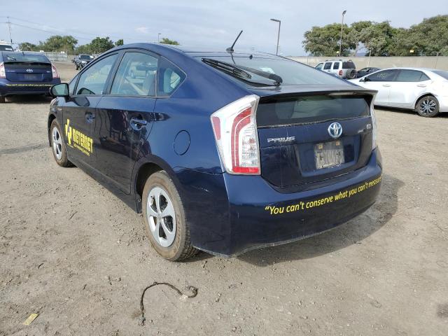 Photo 3 from auction – 2013 TOYOTA PRIUS with VIN JTDKN3DU8D1729341