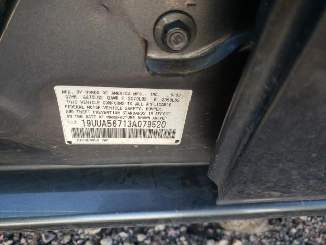 Photo 10 from auction – 2003 ACURA 3.2TL with VIN 19UUA56713A079520